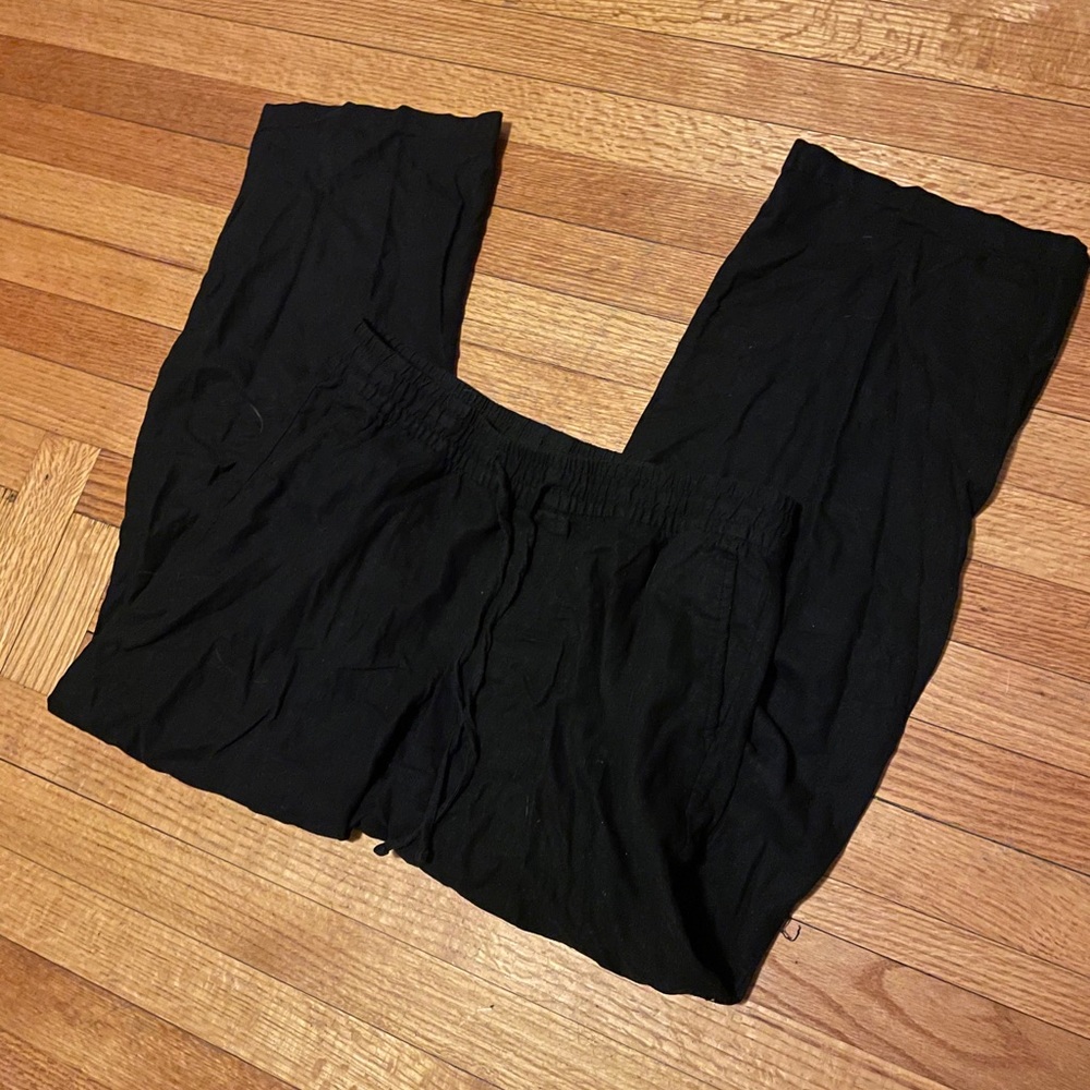 💛 3 for $20 💛 Old navy Black Linen Pants